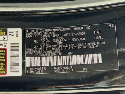 2025 Toyota Grand Highlander Base