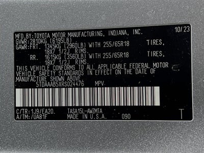 2024 Toyota Grand Highlander Base