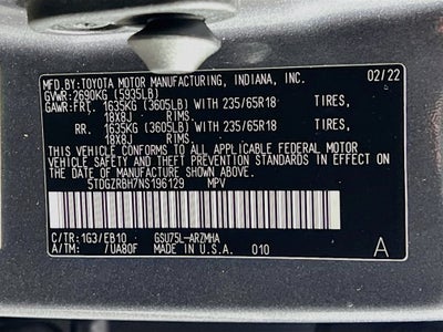 2022 Toyota Highlander XLE