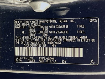 2022 Toyota Highlander XLE