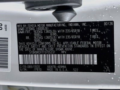 2026 Toyota Highlander Hybrid XLE
