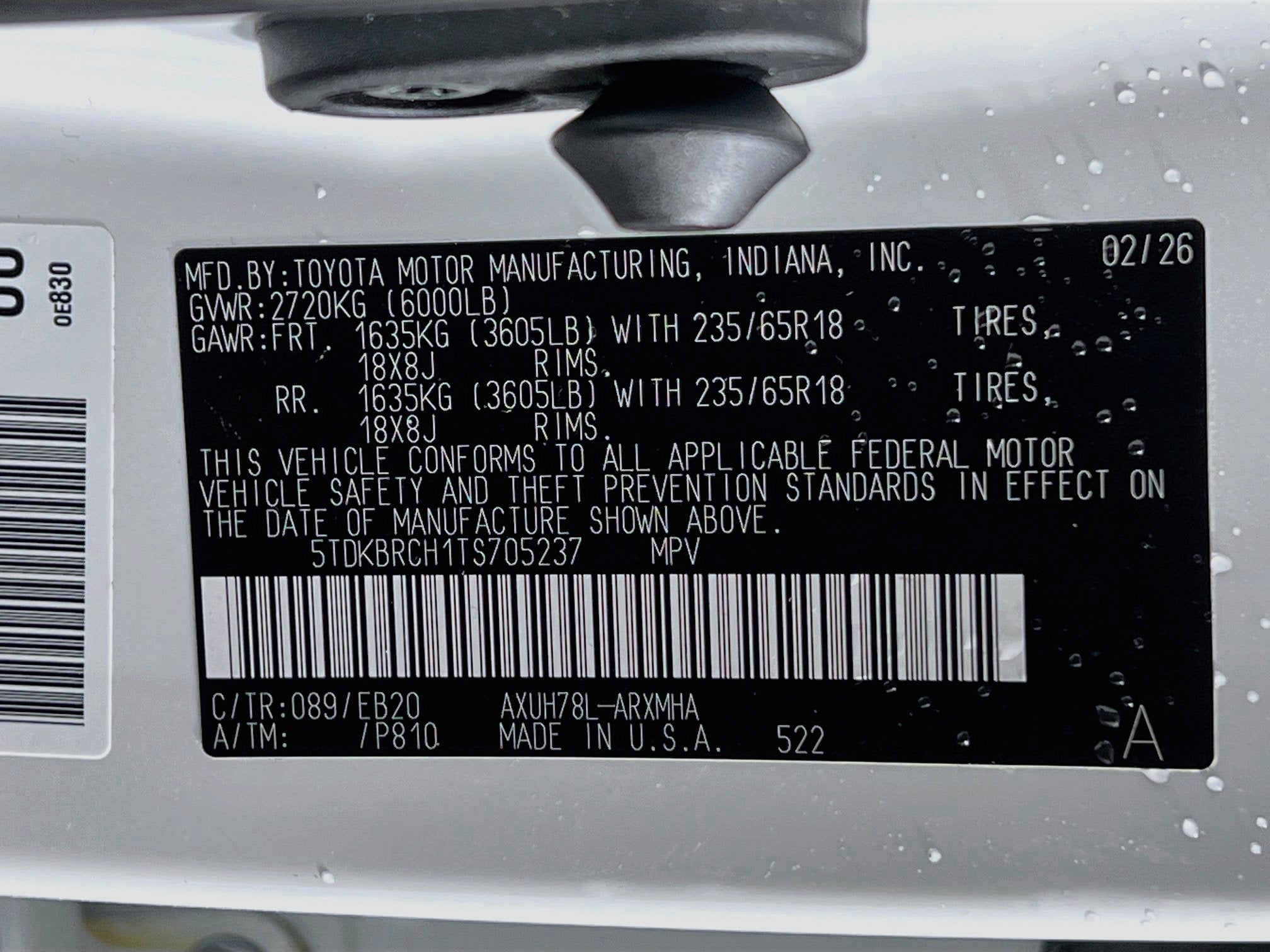 2026 Toyota Highlander Hybrid XLE