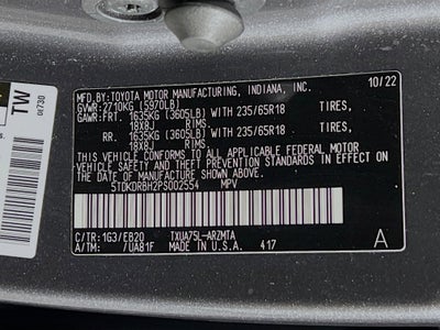 2023 Toyota Highlander Base