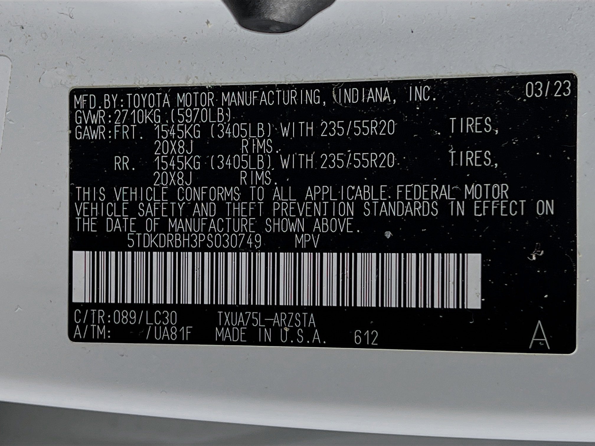 2023 Toyota Highlander XSE