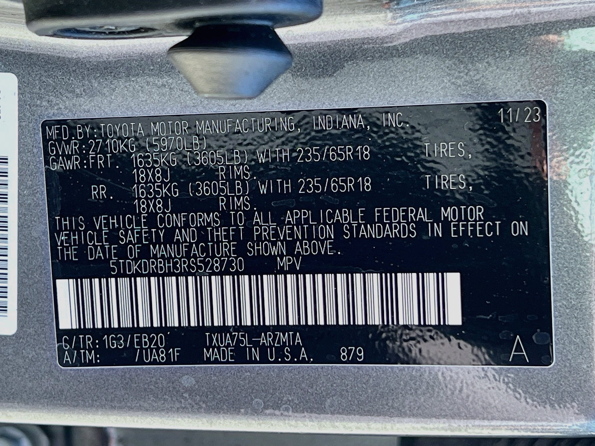 2024 Toyota Highlander Base