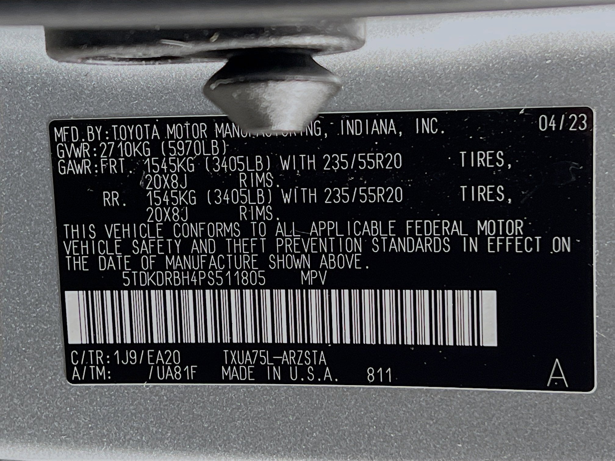 2023 Toyota Highlander XSE