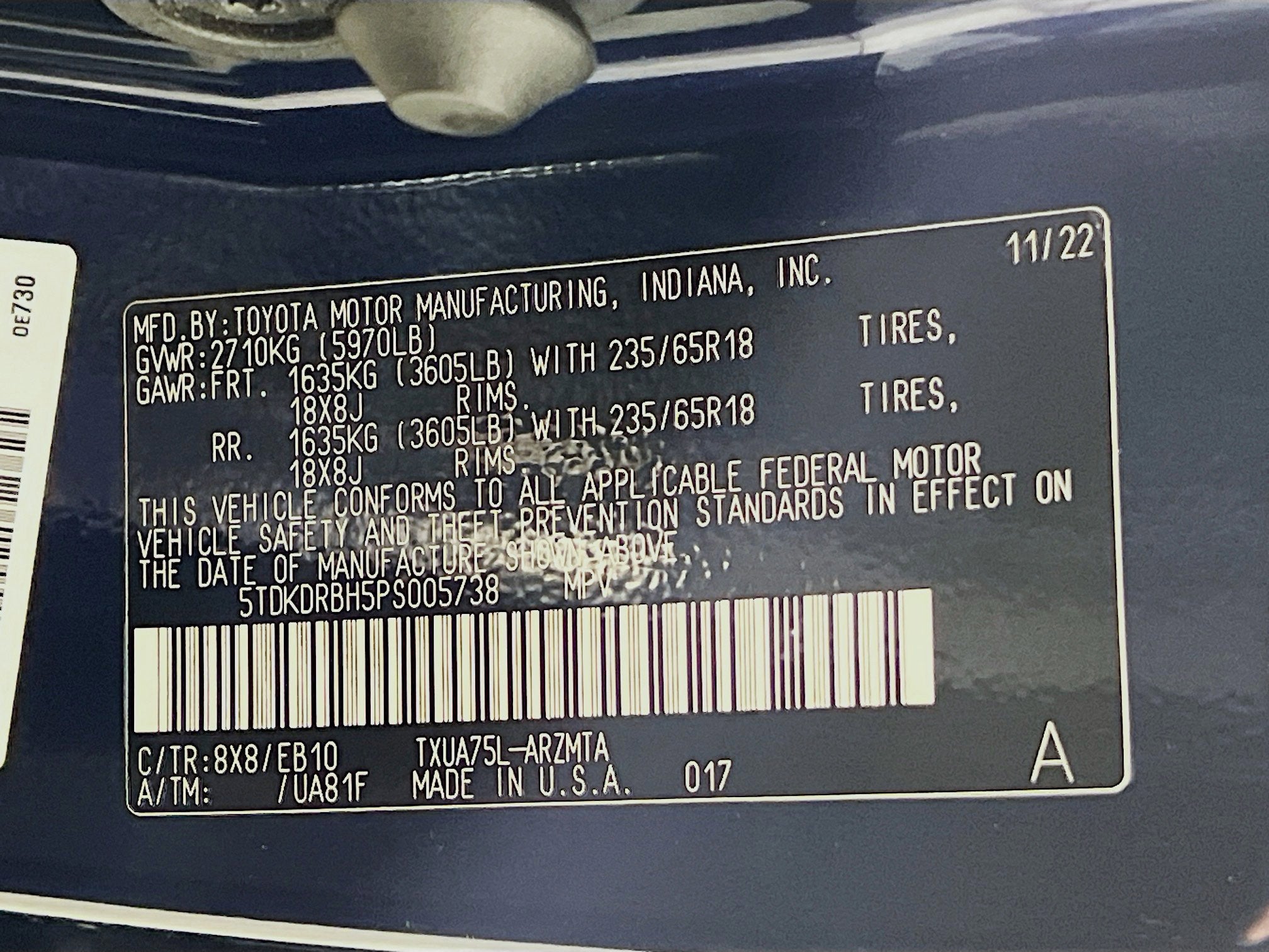 2023 Toyota Highlander Base