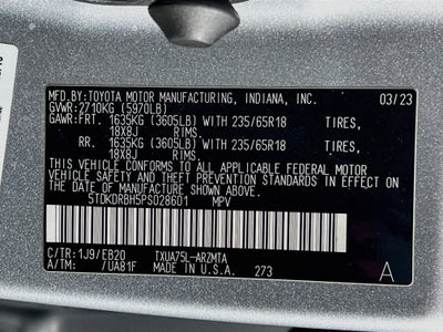 2023 Toyota Highlander Base
