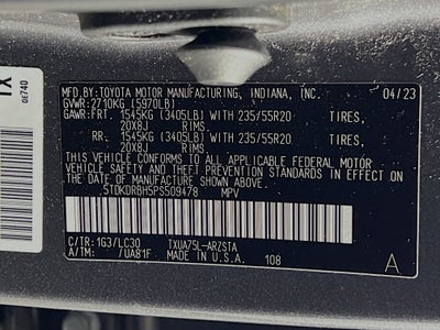 2023 Toyota Highlander XSE