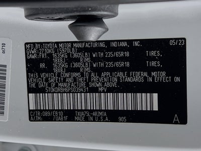 2023 Toyota Highlander Base