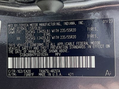 2023 Toyota Highlander XSE