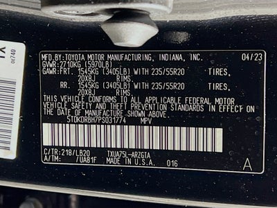 2023 Toyota Highlander Base