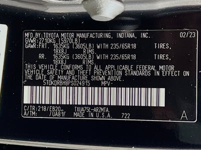 2023 Toyota Highlander Base