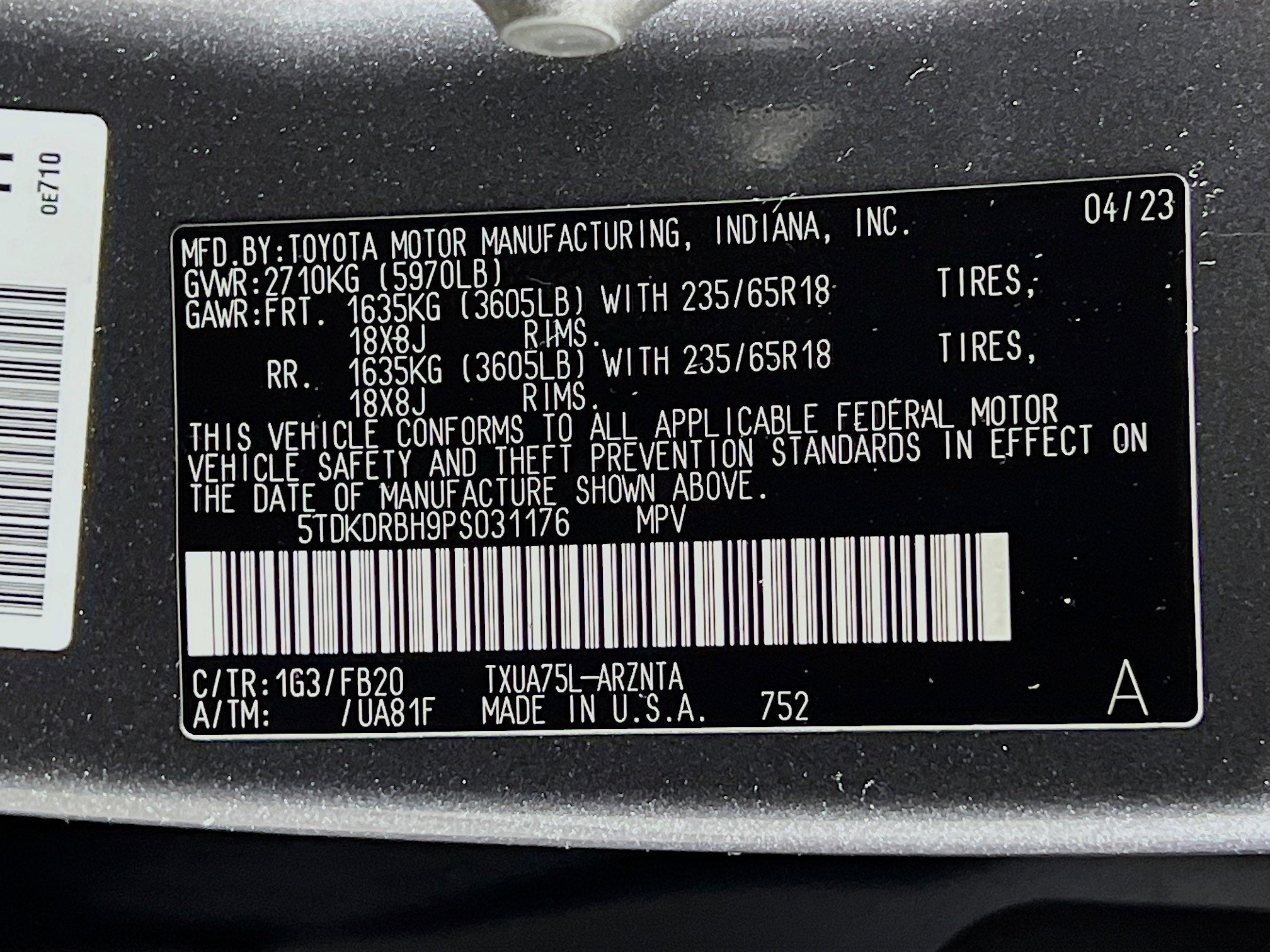 2023 Toyota Highlander Base