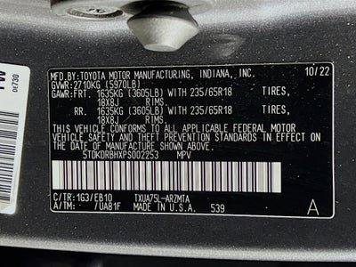 2023 Toyota Highlander Base