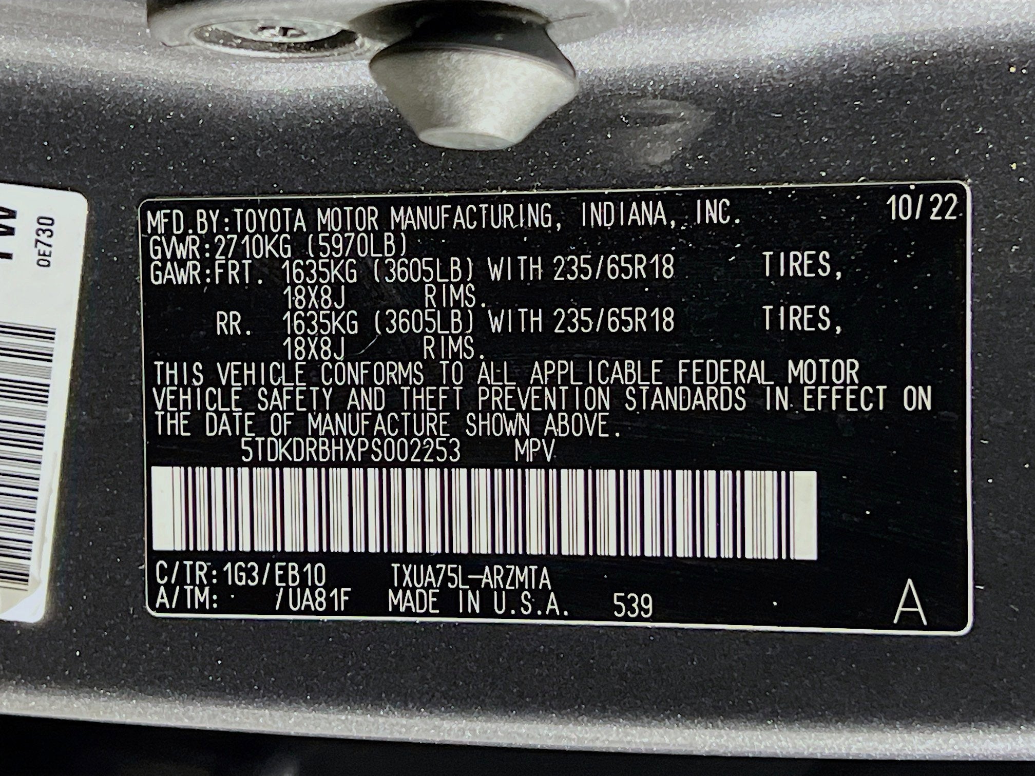 2023 Toyota Highlander Base