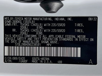 2022 Toyota Highlander XSE