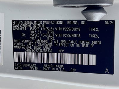 2025 Toyota Sienna Limited