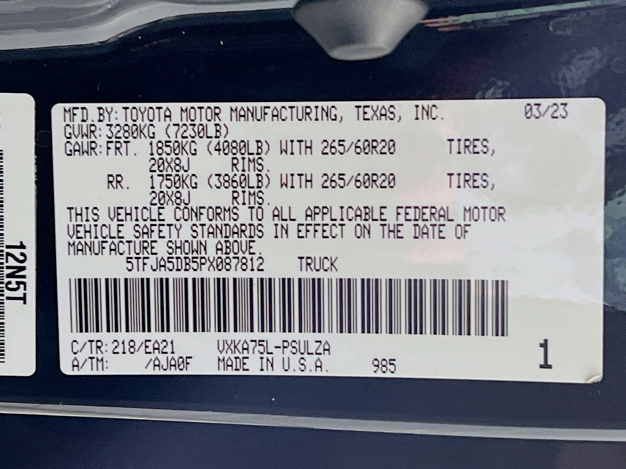 2023 Toyota Tundra 4WD Limited