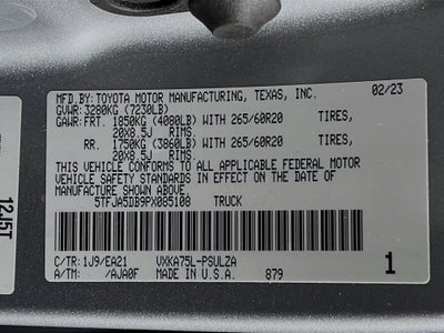 2023 Toyota Tundra 4WD Limited