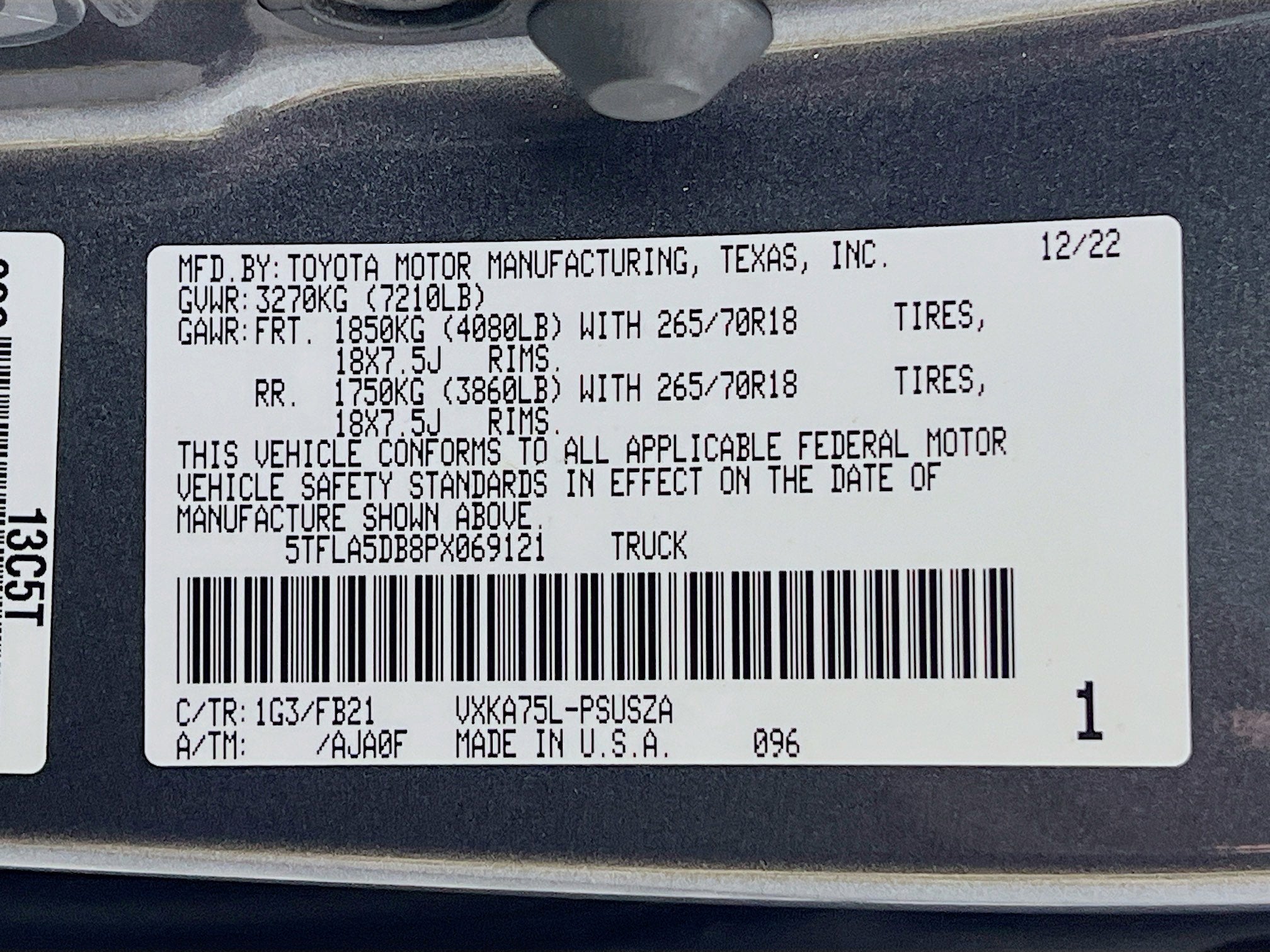 2023 Toyota Tundra 4WD SR5