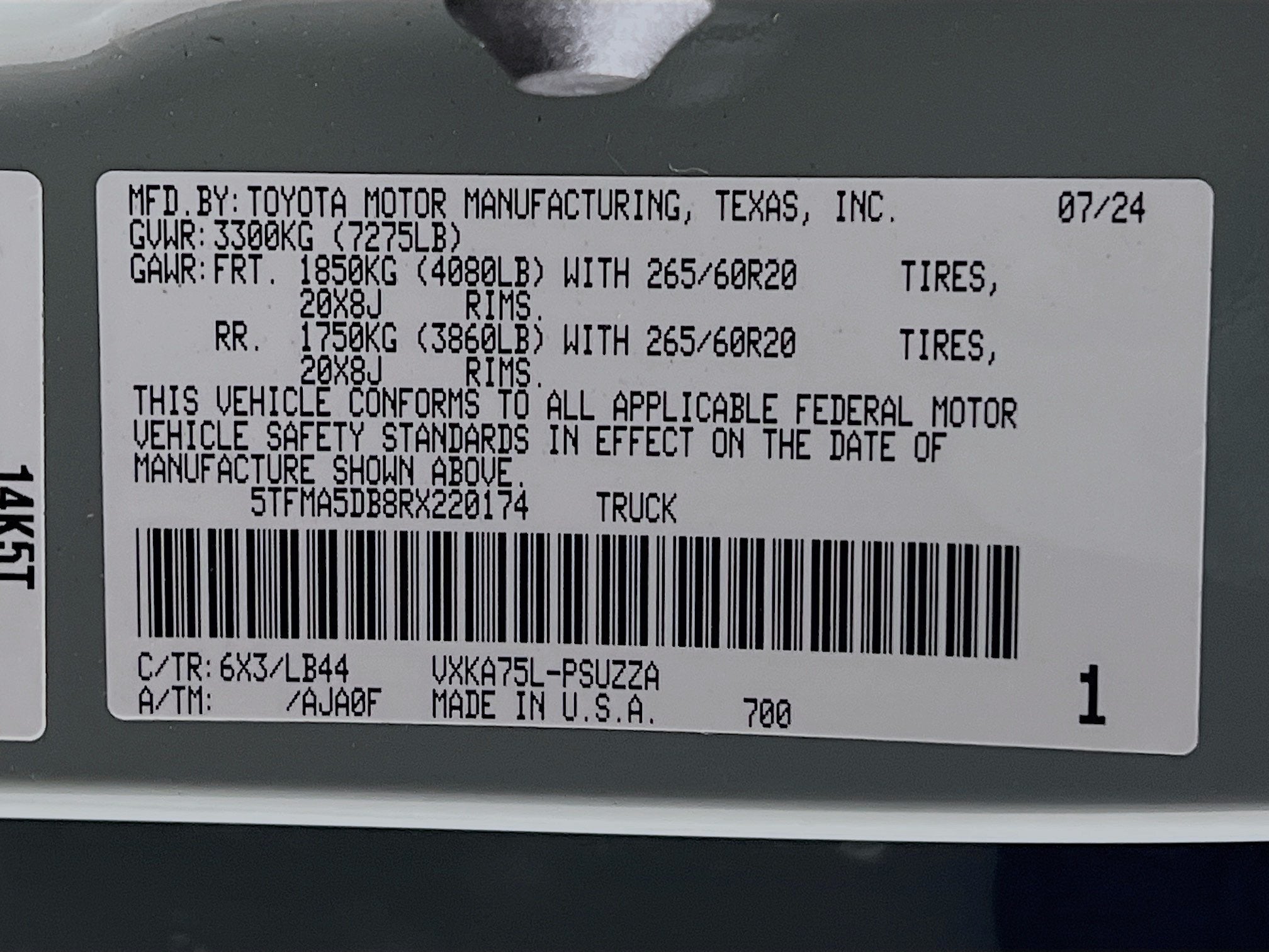 2024 Toyota Tundra 4WD 1794 Edition