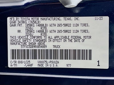 2024 Toyota Tundra 4WD Capstone Hybrid