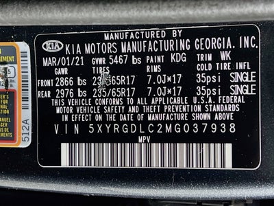 2021 Kia Sorento LX