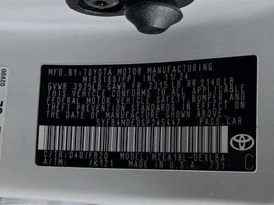 2025 Toyota Corolla LE