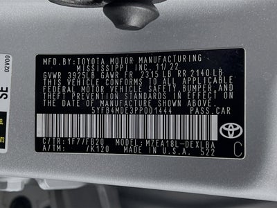 2023 Toyota Corolla LE