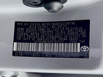 2025 Toyota Corolla LE