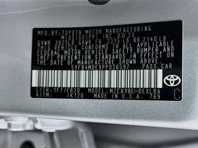 2023 Toyota Corolla LE