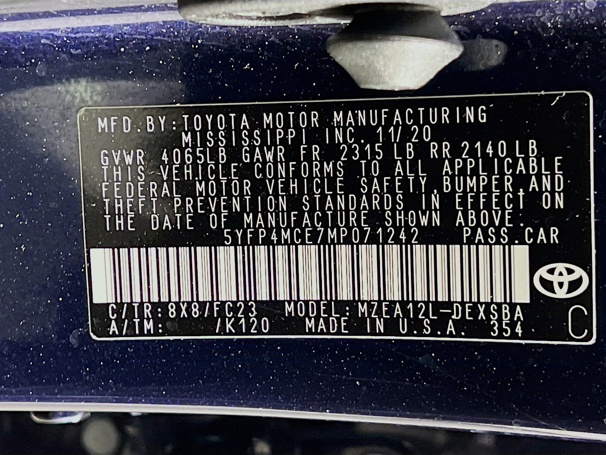 2021 Toyota Corolla SE