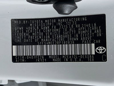 2024 Toyota Corolla SE