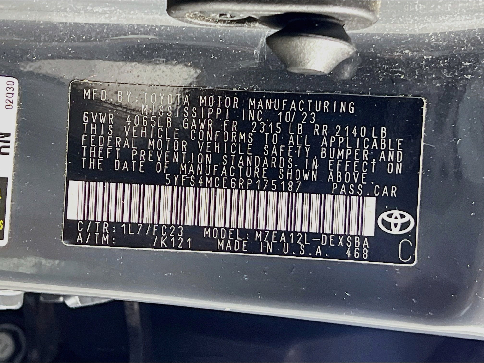 2024 Toyota Corolla SE