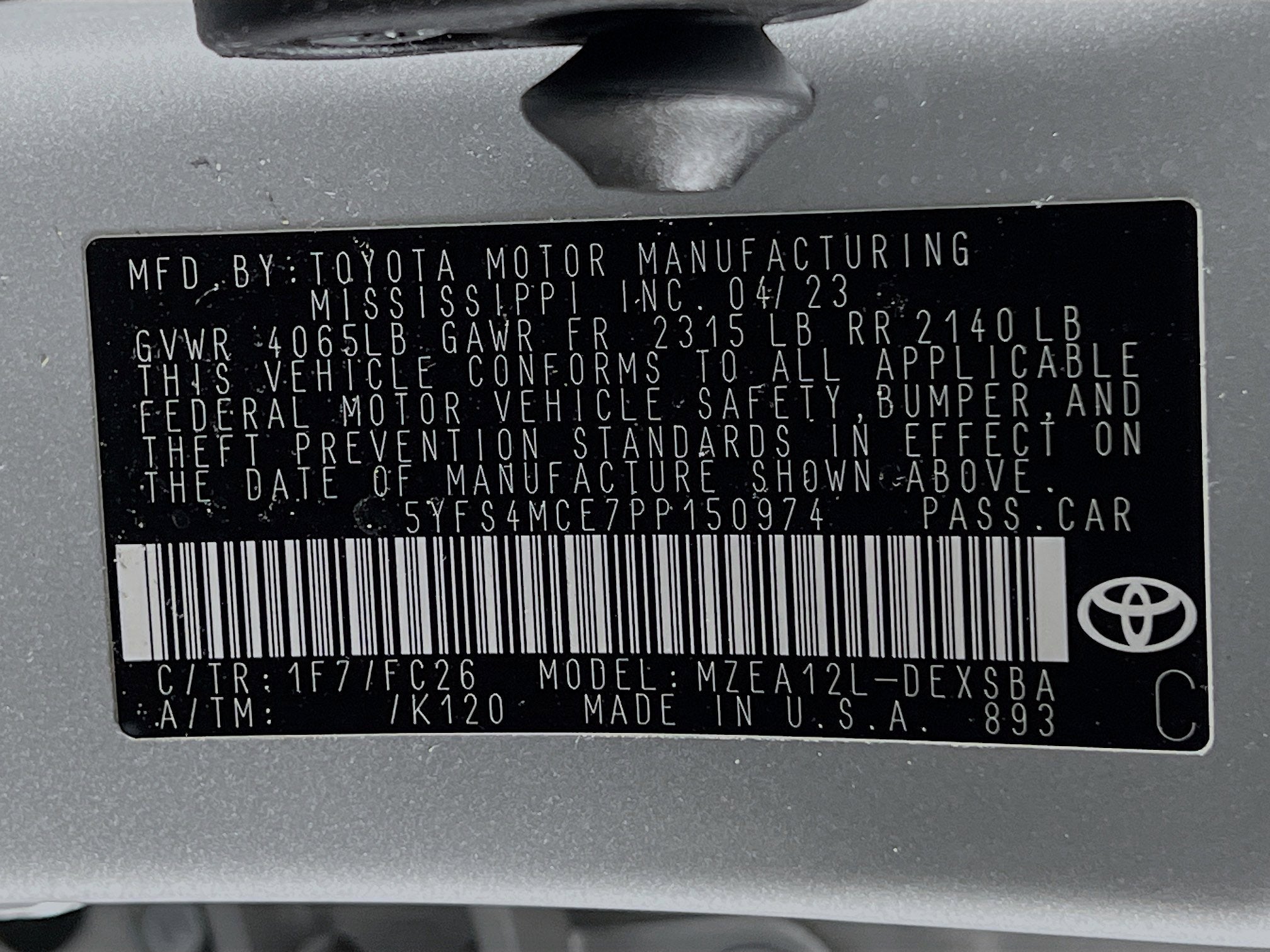 2023 Toyota Corolla SE