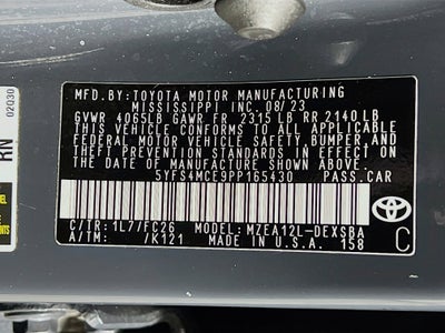 2023 Toyota Corolla SE