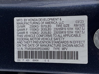 2023 Honda CR-V Hybrid Sport Touring