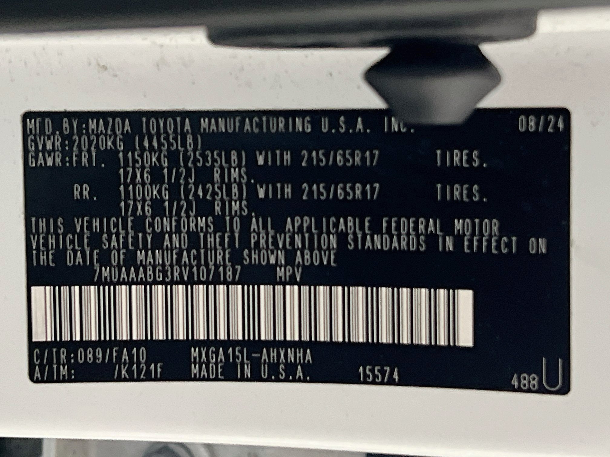 2024 Toyota Corolla Cross L