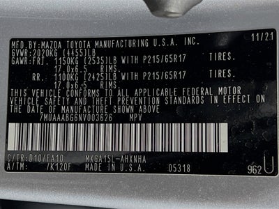 2022 Toyota Corolla Cross L