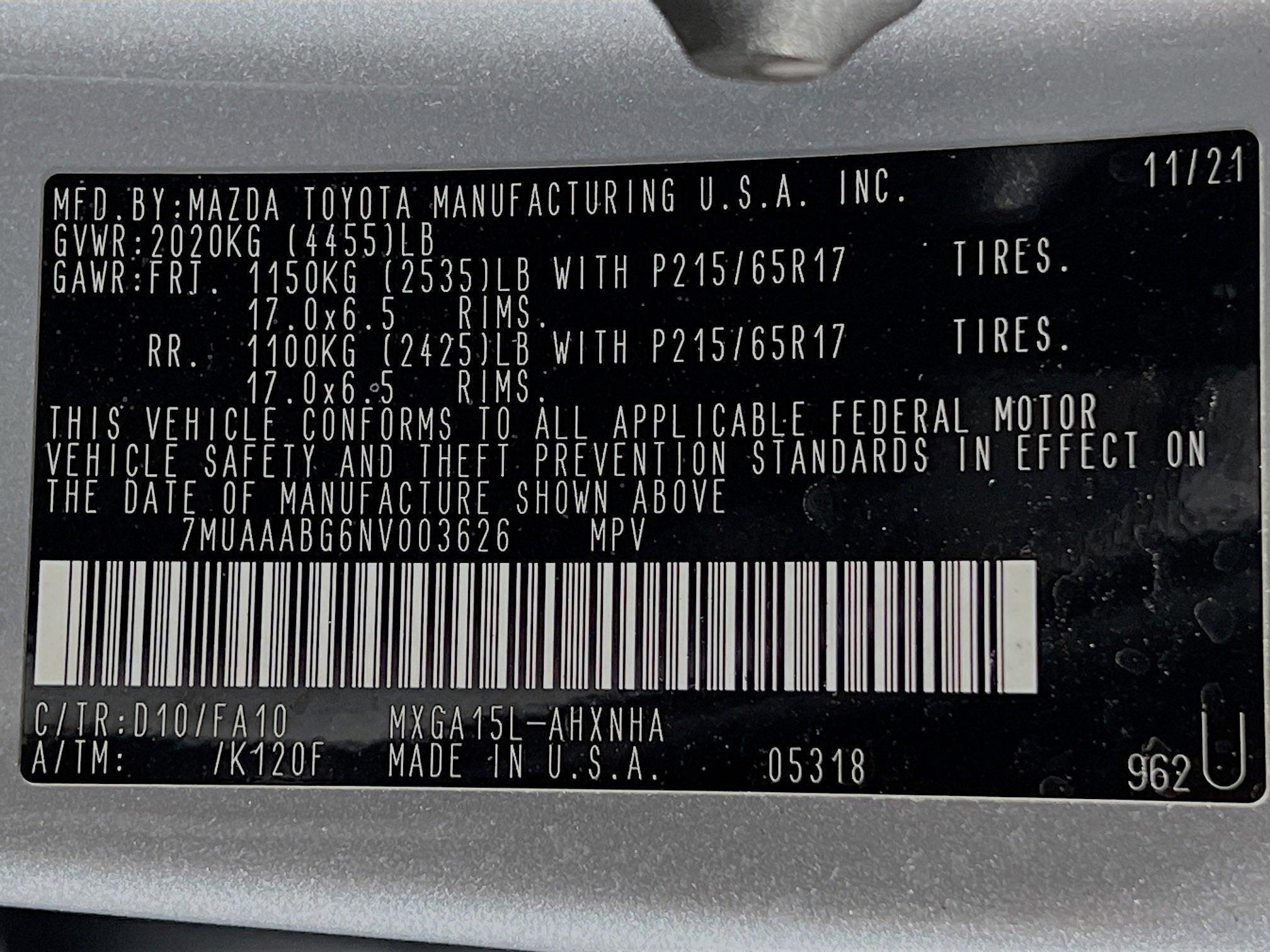 2022 Toyota Corolla Cross L