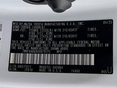 2025 Toyota Corolla Cross Hybrid S