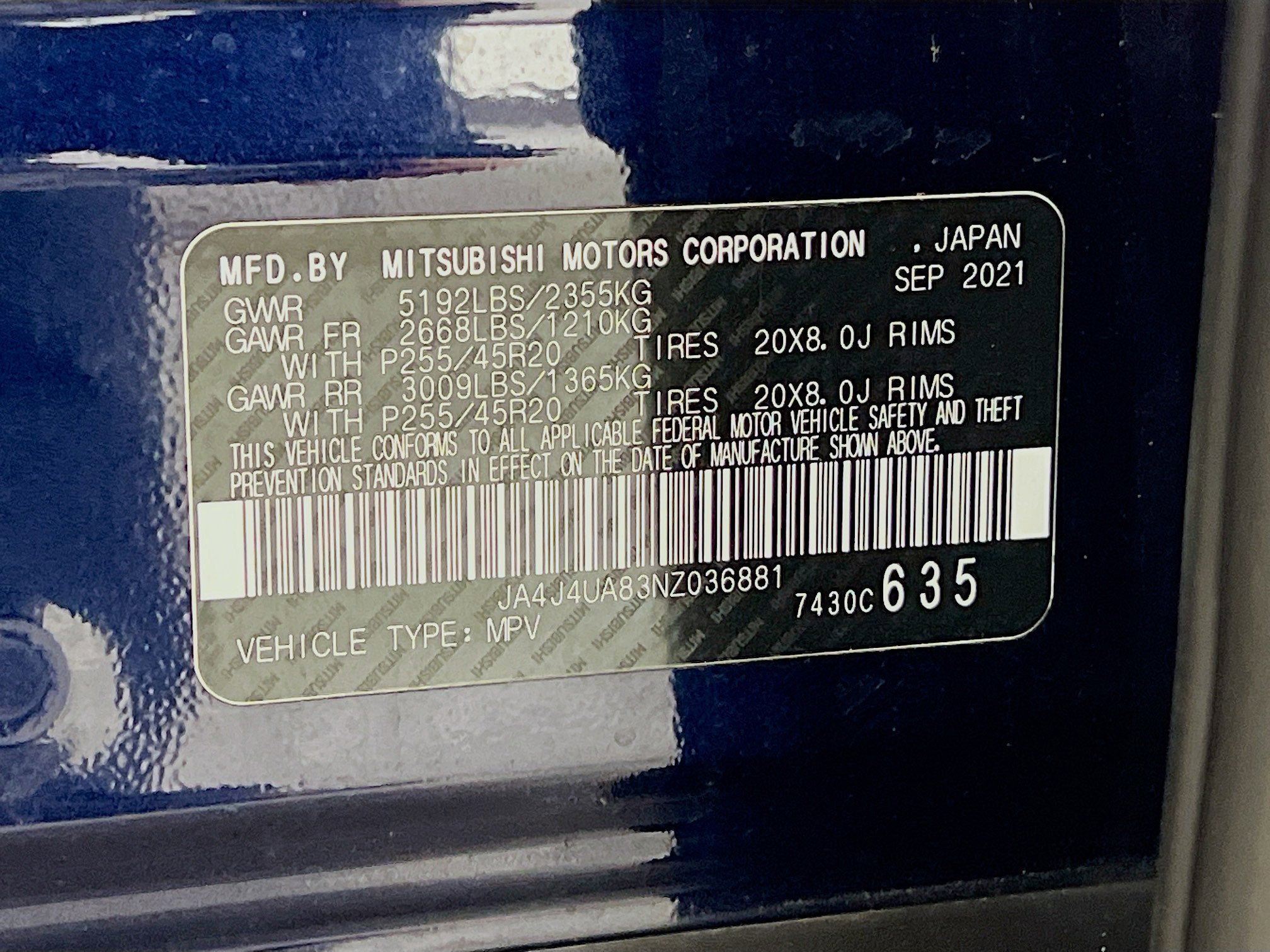 2022 Mitsubishi Outlander Base