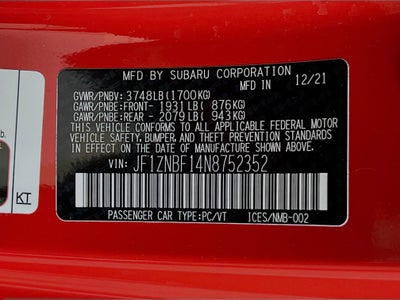 2022 Toyota GR86 Premium