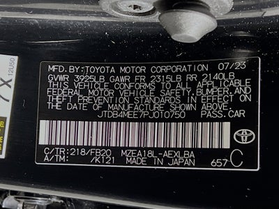 2023 Toyota Corolla LE