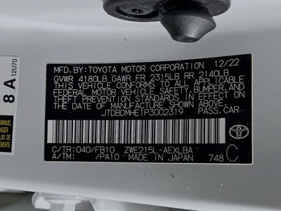 2023 Toyota Corolla Base