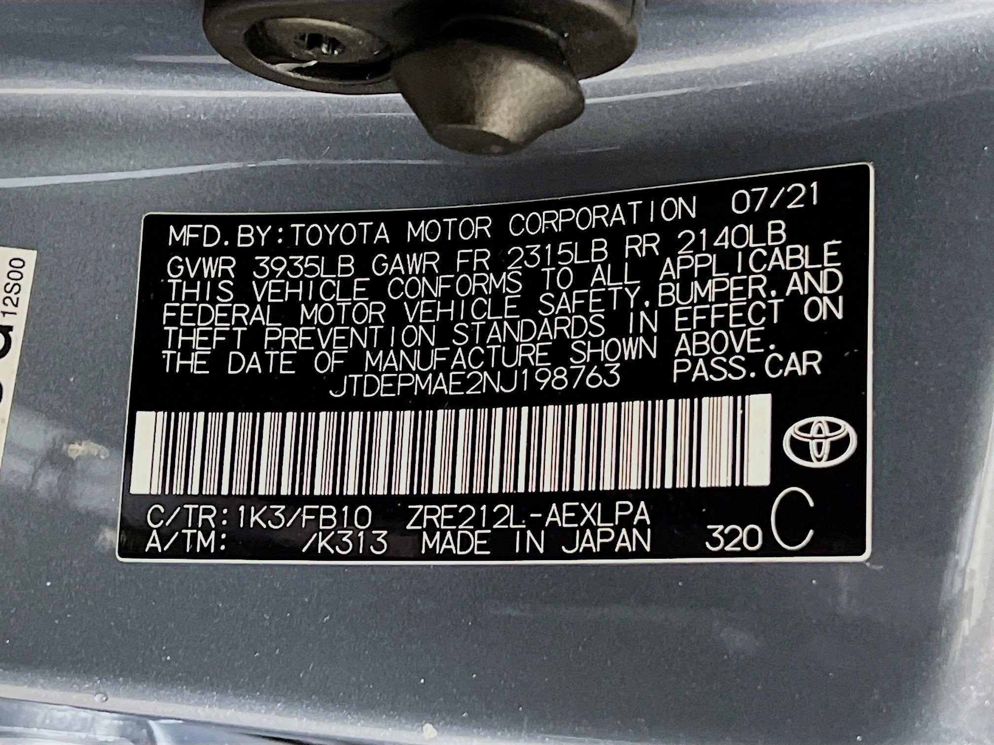 2022 Toyota Corolla LE