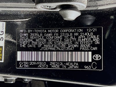 2022 Toyota Corolla LE