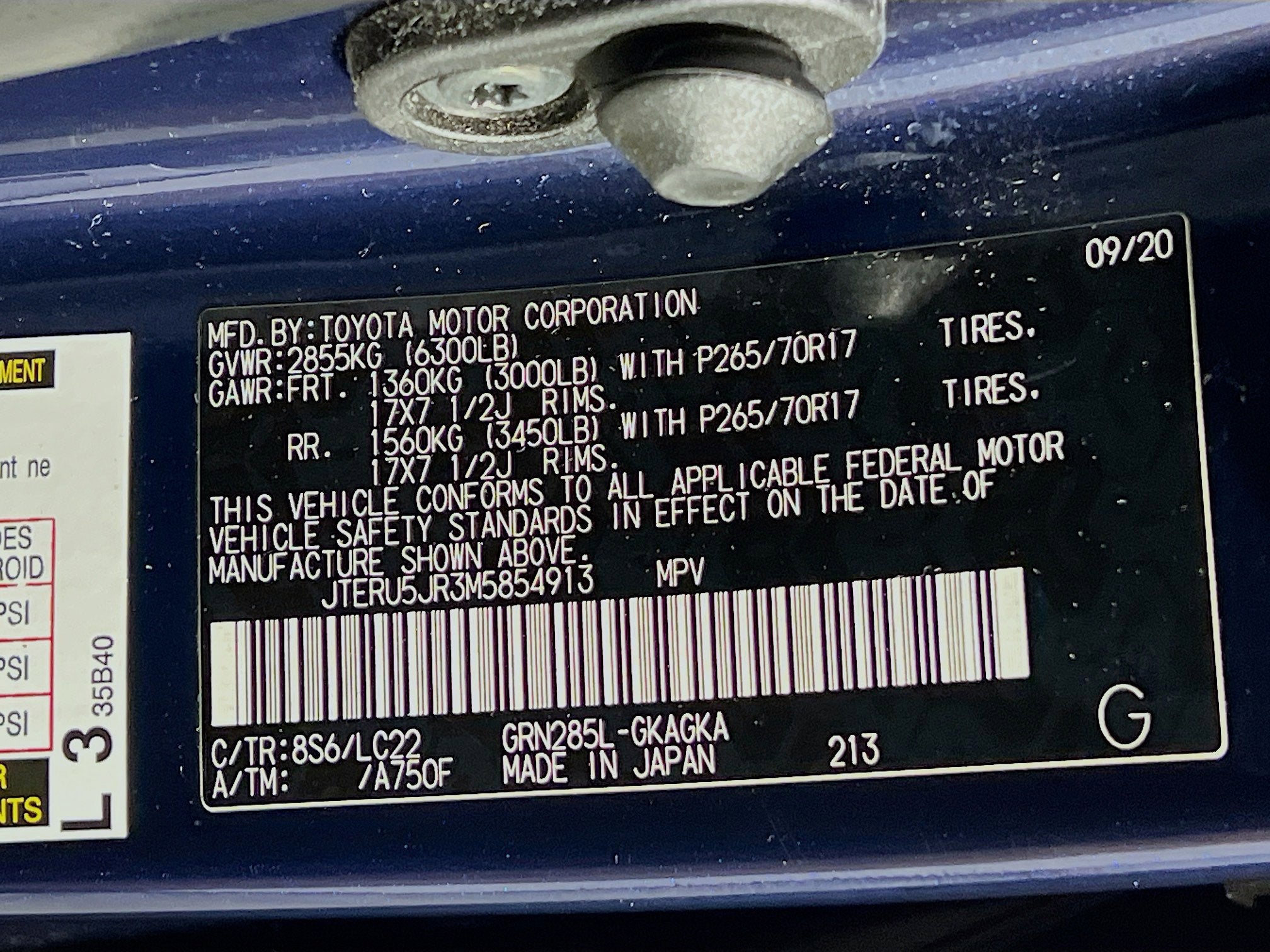 2021 Toyota 4Runner TRD Off Road Premium