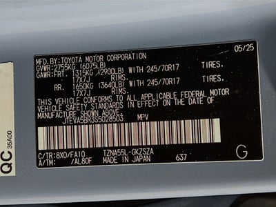 2025 Toyota 4Runner Base